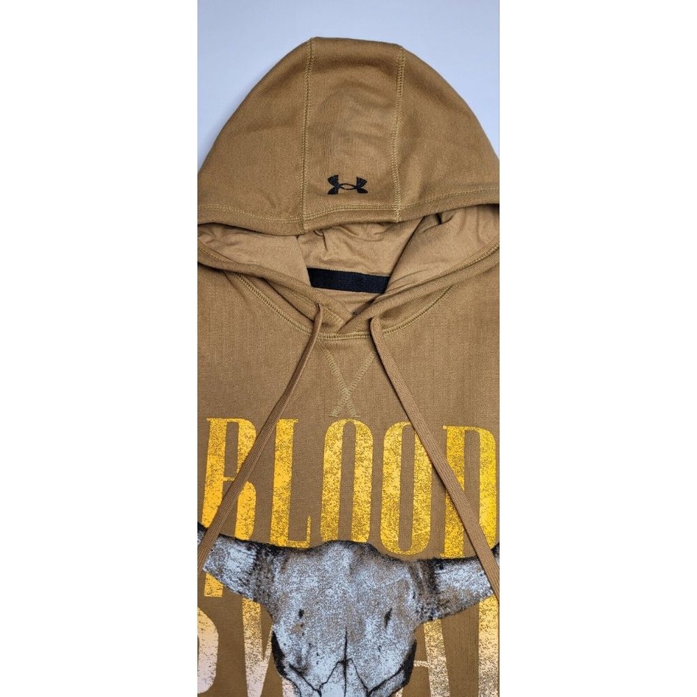 Under Armour Project Rock Blood Sweat Respect Terry Pullover Hoodie - Picture 5 of 7